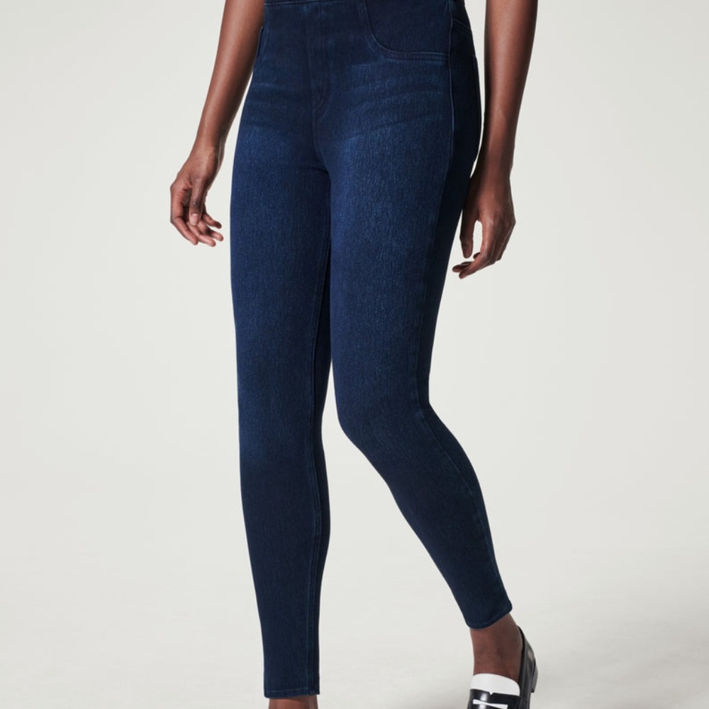Spanx Jean-ish Leggings Size Small